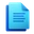 3D-иконка документа с текстом